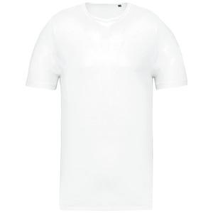 Kariban K398 - Mens short-sleeved organic t-shirt with raw edge neckline