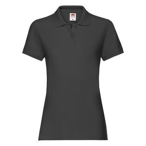 Fruit of the Loom SC63030 - Premium ladies’ polo shirt Black