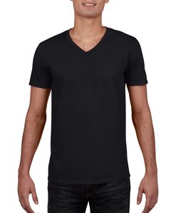 GILDAN GIL64V00 - T-shirt V-Neck SoftStyle SS for him Black