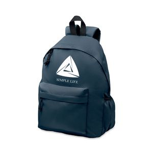 GiftRetail MO6703 - BAPAL+ 600D RPET polyester backpack Blue