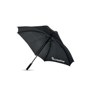 GiftRetail MO6782 - COLUMBUS Windproof square umbrella Black