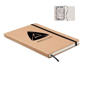 GiftRetail MO6798 - STEIN A5 notebook recycled carton Beige