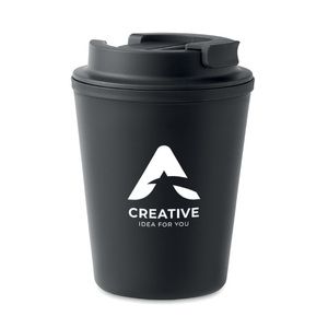 GiftRetail MO6866 - TRIDUS Recycled PP tumbler 300 ml Black