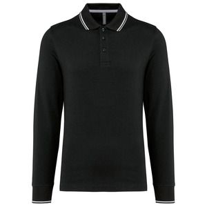 Kariban K280 - Men’s long-sleeved piqué knit polo shirt