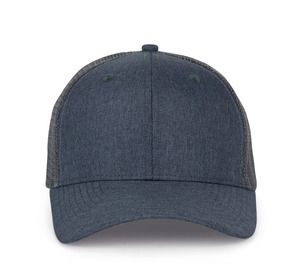 K-up KP920 - Responsible polyester 6 panels truker cap Abyss Blue Heather