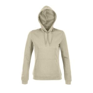 NEOBLU 03197 - Nicholas Women French Terry Hooded Sweatshirt Dusty beige 