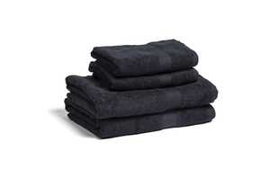 Inside Out LT54308 - Lord Nelson Fairtrade towel 70x130cm set of 3 Black