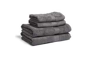 Inside Out LT54308 - Lord Nelson Fairtrade towel 70x130cm set of 3 Dark Grey