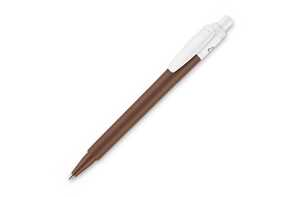 TopPoint LT80912 - Ball pen Baron 03 colour recycled hardcolour Brown / White