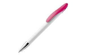 TopPoint LT87268 - Speedy ball pen twist metal tip White / Pink