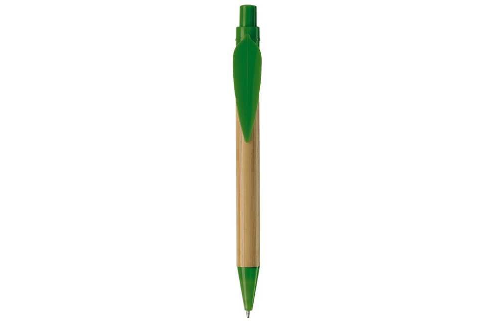 TopPoint LT87518 - Bamboo pen with plastic leafclip
