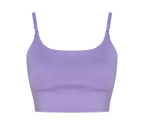 JUST COOL JC217 - WOMEN'S RECYCLED TECH SPORTS BRA Digital Lavender