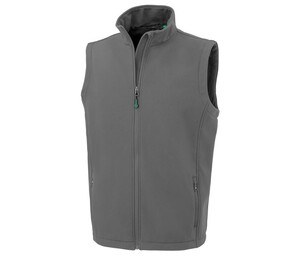 Result RS902M - Men's recycled polyester softshell bodywarmer Workguard Grey