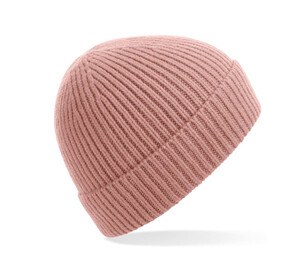 BEECHFIELD BF380 - Ribbed knitted hat Blush Pink