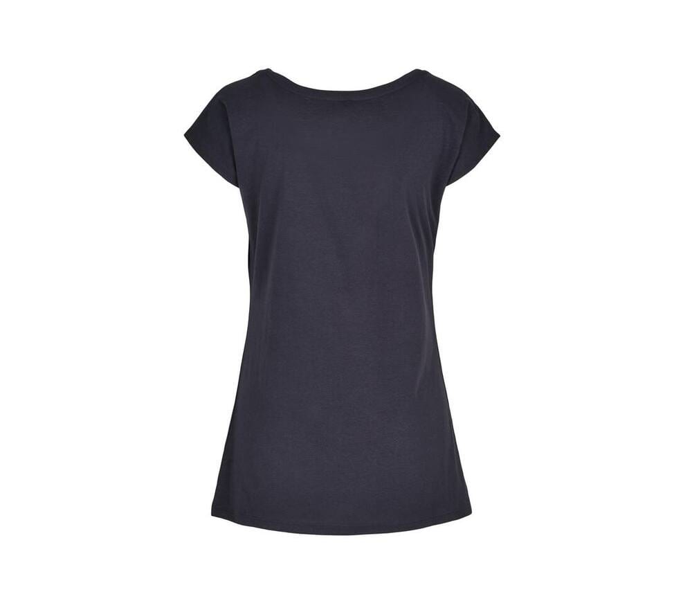 BUILD YOUR BRAND BYB013 - LADIES WIDE NECK TEE