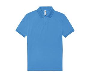 B&C BCU426 - Men's polo 210 Lake Blue