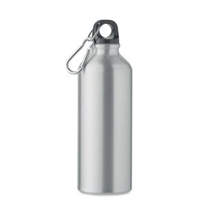 GiftRetail MO2062 - REMOSS Recycled aluminium bottle 500ml matt silver