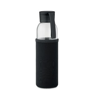 GiftRetail MO2089 - EBOR Recycled glass bottle 500 ml Black