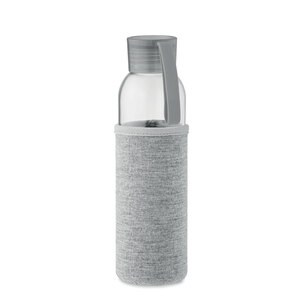 GiftRetail MO2089 - EBOR Recycled glass bottle 500 ml Grey