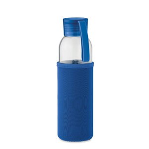 GiftRetail MO2089 - EBOR Recycled glass bottle 500 ml Royal Blue