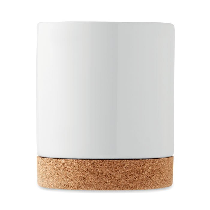 GiftRetail MO2101 - KAROO Ceramic cork mug 280 ml