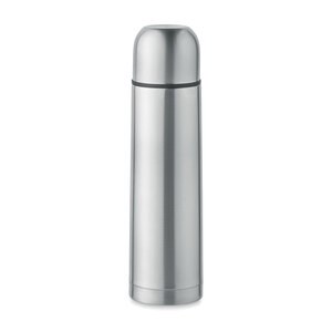GiftRetail MO2109 - MAHUA Double wall bottle 500 ml matt silver