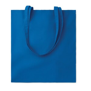 GiftRetail MO6851 - TURA COLOUR Organic cotton shopping bag EU Royal Blue