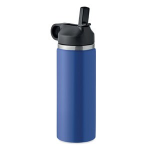 GiftRetail MO6938 - IVALO Double wall bottle 500 ml Blue