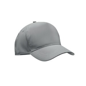 GiftRetail MO6982 - RAYS 5 panel reflective baseball cap matt silver