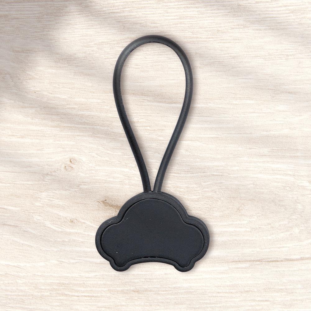 EgotierPro 36034 - Aluminum Car-Shaped Keychain with Silicone Tow DRIVE