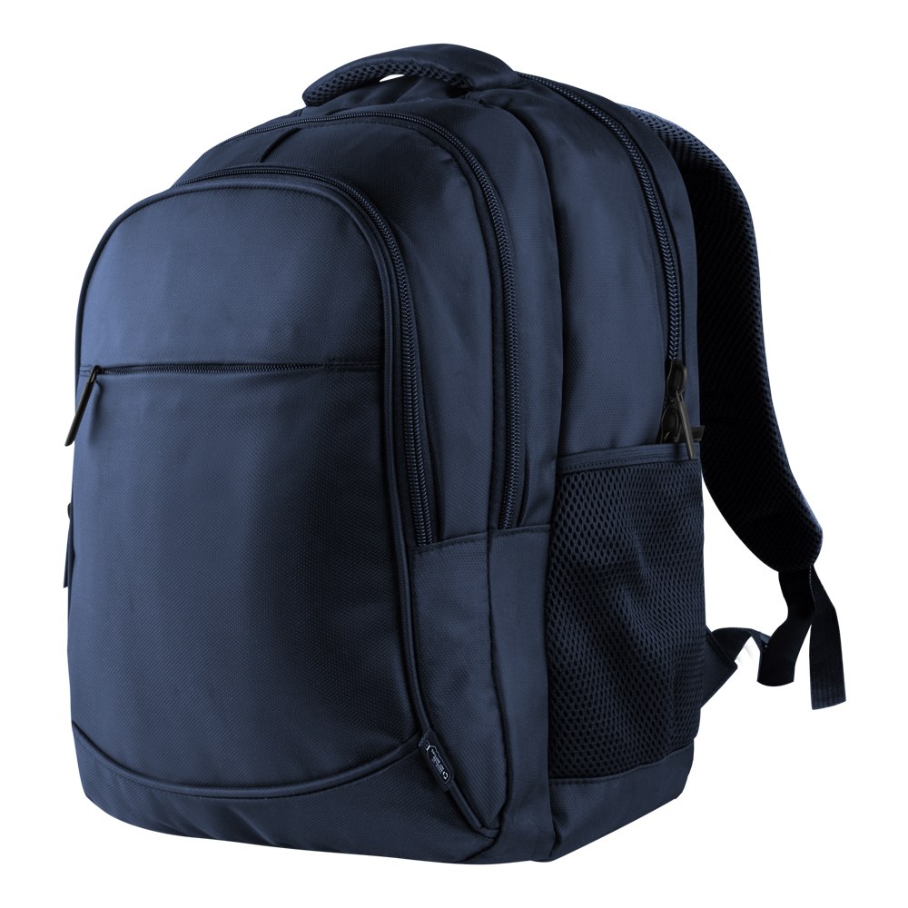 EgotierPro 50688 - RPET Backpack with Laptop Compartment & Pockets TERRA