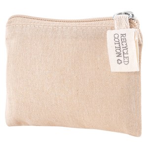 EgotierPro 53506 - Recycled Cotton Purse - GRS Certified KALA