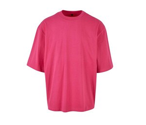 BUILD YOUR BRAND BY256 - OVERSIZED SLEEVE TEE Hibiskus Pink