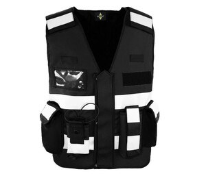 KORNTEX KX231 - TACTICAL SAFETY VEST "BONN" Black