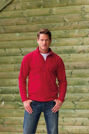 Russell RU881M - Mens Quarter Zip Microfleece