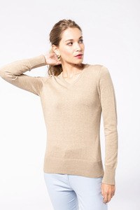 Kariban K966 - LADIES V-NECK JUMPER