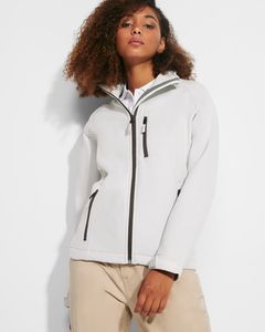 Roly SS6433 - ANTARTIDA WOMAN 2-layer softshell with inverted sealed-effect zip