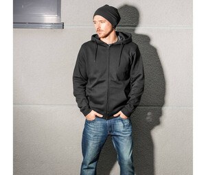 Build Your Brand BY012 - zipped hooded sweatshirt heavy