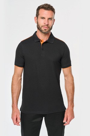 WK. Designed To Work WK270 - Mens short-sleeved contrasting DayToDay polo shirt