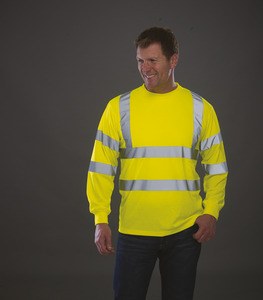 Yoko YHVJ420 - Hi-Vis long-sleeved T-shirt