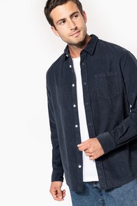 Kariban K599 - Mens long-sleeved corduroy shirt