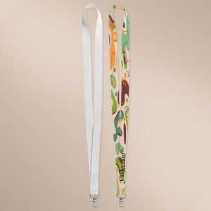 EgotierPro 390952CARAS - Custom Polyester Lanyard, Min 100 pcs LANYARD