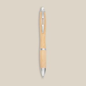 EgotierPro 39516 - Bamboo Pen with Aluminum Clip DESERT