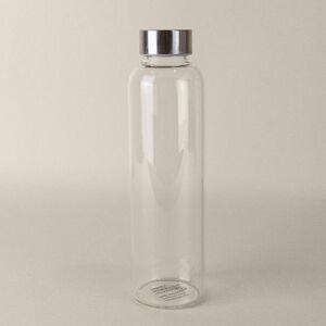EgotierPro 39535 - Borosilicate Glass Bottle with Stainless Tap, 550ml EAU