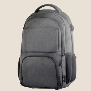 EgotierPro 50693 - RPET Polyester Congress Backpack with USB