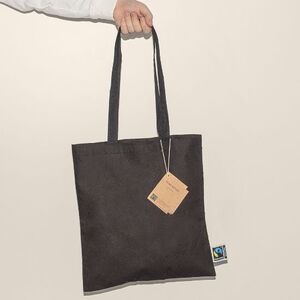 EgotierPro 52547 - Fairtrade Cotton Bag with 70cm Handles SCAR