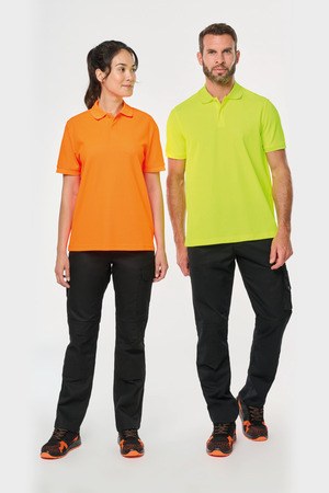 WK. Designed To Work WK208 - Unisex eco-friendly polycotton poloshirt